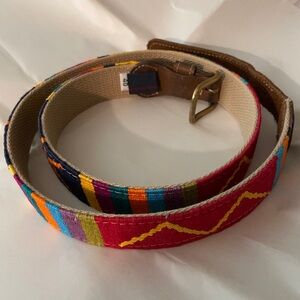 Colorful Embroidered Women's Belt